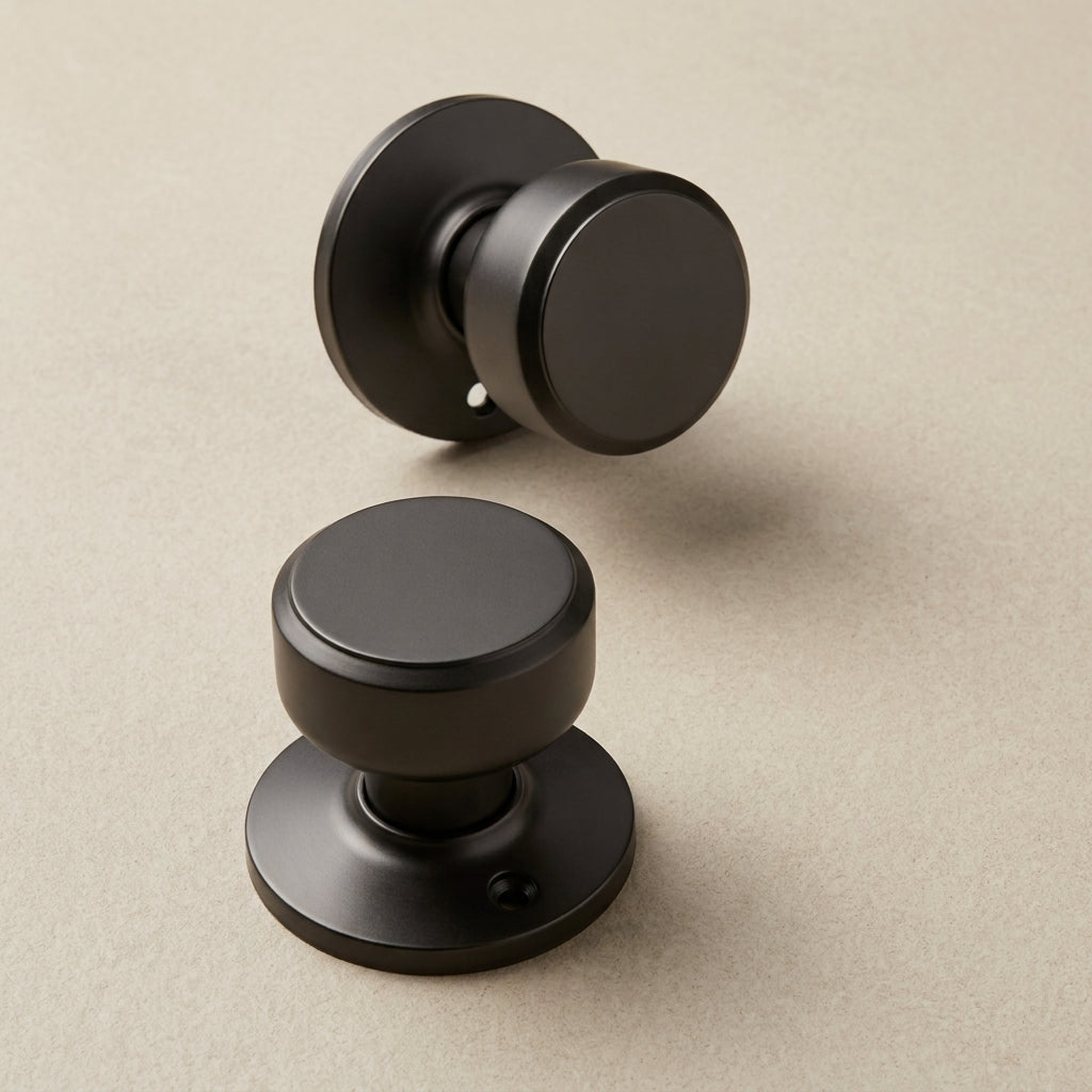 Prestige Traditional Privacy Door Knob Set – Adjustable Backset