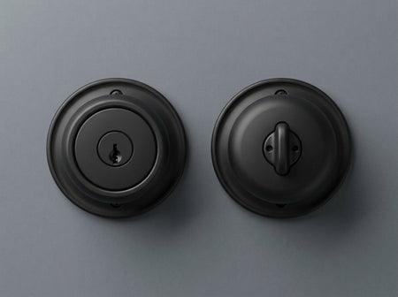 Prestige Contemporary Full Dummy Door Knob Set – Double-Sided